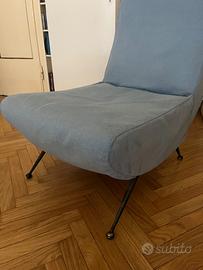 Coppia di poltrone anni ’50/’60 stile modernariato