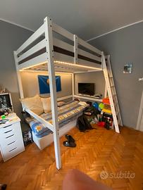 LETTO A CASTELLO IKEA BIANCO
