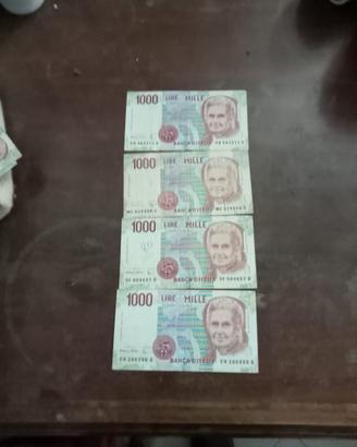 Monete e banconote della vecchia lira