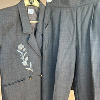 Tailleur/completo grigio vintage. Open