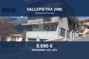 Immobile in asta di 82 m² a Vallepietra