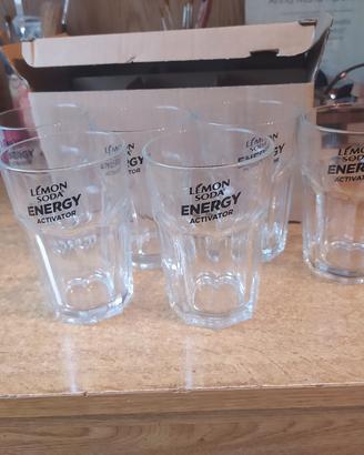 bicchieri Lemon soda energy 