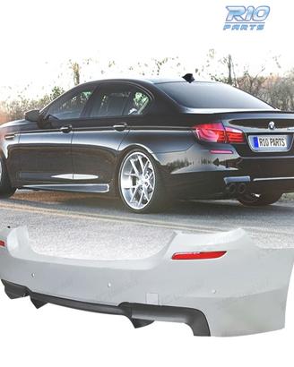 PARAURTI POSTERIORE BMW F10 LOOK M5 PDC DOPPIA USC