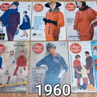 6 Riviste Annabella 1960 moda vintage pubblicità