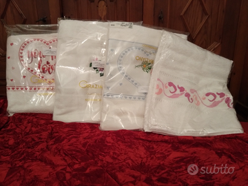 Asciugamani ricamati a mano