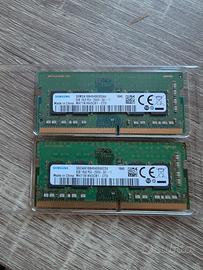 Memoria RAM sodimm 2x8gb 2666Mhz - Samsung