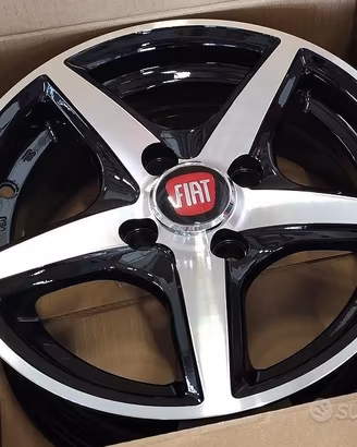 4 Cerchi In Lega NUOVI da 13 Per Fiat Autobianchi