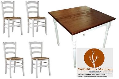 Set Sedie Tavoli Ristorante Bar Pizzerie Cod154