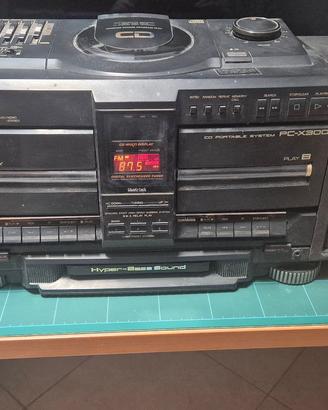 Stereo vintage JVC PC-X300 cd - radio - cassette