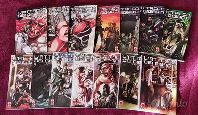 L’Attacco dei Giganti - Collezione completa manga.