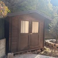 Casetta da giardino in legno 2.5x2.5 m