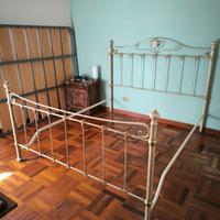LETTO MATRIMONIALE IN FERRO BATTUTO 