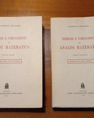 Esercizi e complementi di Analisi 1+2 - Zwirner