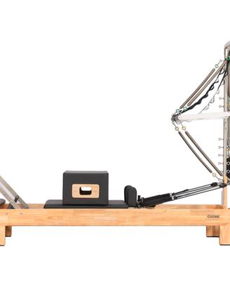 Reformer Pilates con torre in legno - Nuovo