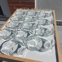Ciotole in vetro. Produzione Italiana