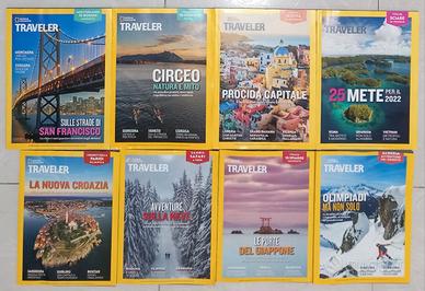 Collezione 8 Riviste National Geographic Traveller