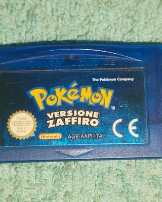 CARTUCCIA POKEMON ZAFFIRO GBA ORIGINALE 