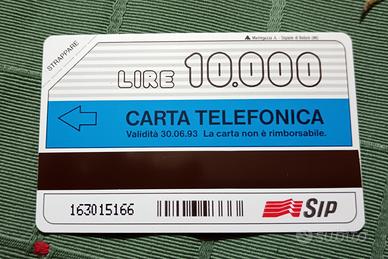 Scheda Telefonica SIP 10.000 Lire - Pagine Gialle