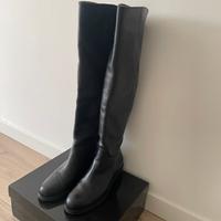 Stivali sopra al ginocchio in PELLE