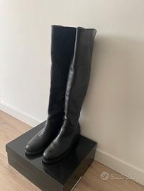 Stivali sopra al ginocchio in PELLE