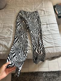 Pantaloni donna M zebra