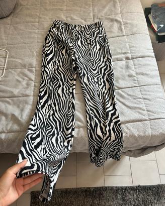 Pantaloni donna M zebra