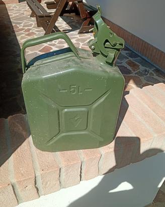 tanica in metallo 