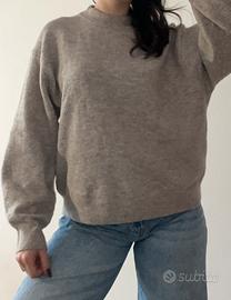 Maglione caldo misto lana