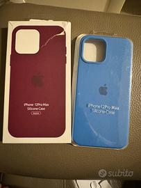 Custodia in silicone per iphone 12 pro max