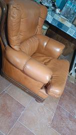poltrona in pelle bulgara