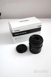 Sigma 35 mm f2 DG DN L mount