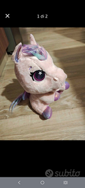 Peluche unicorno e bambola interattivi
