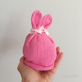 Berretto coniglio neonato 