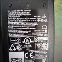 alimentatore caricabatterie Dell 65w 19.5V 3.34A