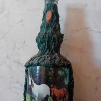 Bottiglia Grappa Vuota Vintage Anni '70 - CIMA Cal