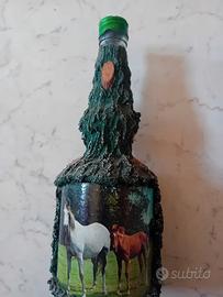 Bottiglia Grappa Vuota Vintage Anni '70 - CIMA Cal