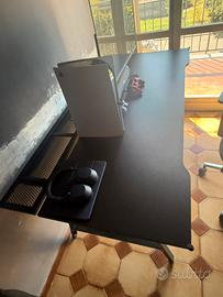 Scrivania Gaming IKEA UTESPELARE 160x80 nera