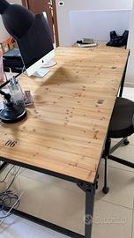 Tavolo-scrivania 180x90 industrial Maison du Monde