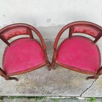 poltroncine da camera vintage