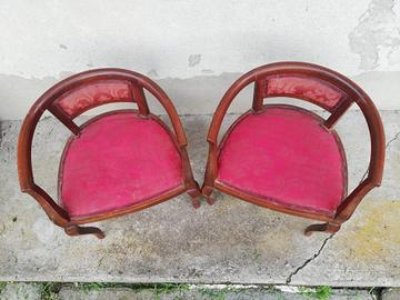 poltroncine da camera vintage