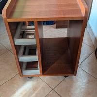 Mobile sotto / fianco scrivania porta computer cd