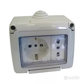 Scatola Stagna Esterna IP55 Con Sportello Completa