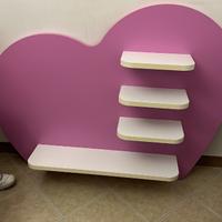 mensola  forma cuore