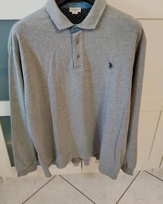 polo grigio taglia 4 xL