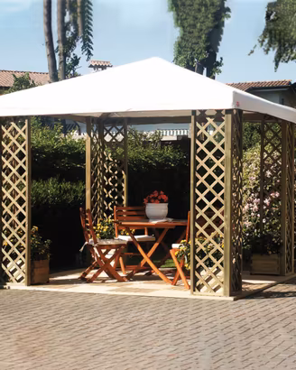 Gazebo in legno Re Garden