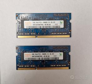 RAM SODIMM DDR3 4GB 2X2GB 1333