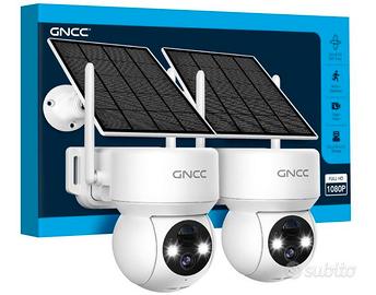 Telecamera Wi-Fi Esterno Senza Fili con Pannello S