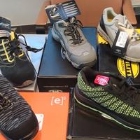 Lotto di 5  scarpe N° 44 antinfortunistiche