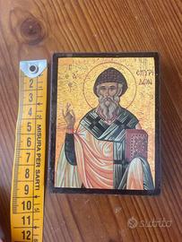 Icona bizantina San Spiridione