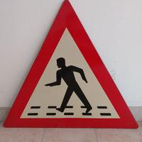 Cartello stradale vintage